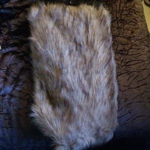 Faux fur scarf